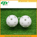 accessoire de golf, balle de golf plastice blanche creuse